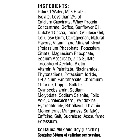 Lean Body Protein Shake - 40g Protein - Cafe Mocha 2 Lean Body Protein Shake - 40g Protein - Cafe Mocha (17 Fl Oz. / 12 Drinks)