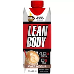 Lean Body Protein Shake - 40g Protein - Cafe Mocha (17 Fl Oz. / 12 Drinks)