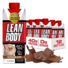 Lean Body Protein Shake - 40g Protein - Chocolate (17 Fl Oz. / 12 Drinks)