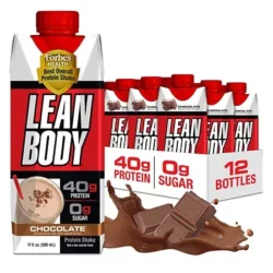 Lean Body Protein Shake - 40g Protein - Chocolate (17 Fl Oz. / 12 Drinks)