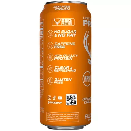 Lightly Carbonated Protein Drink - 25g Protein - Orange Cream 2 Lightly Carbonated Protein Drink - 25g Protein - Orange Cream (16 Fl Oz. / 12 Drinks)
