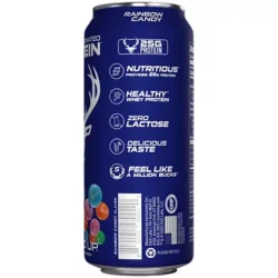 Lightly Carbonated Protein Drink - 25g Protein - Rainbow Candy (16 Fl Oz. / 12 Drinks)