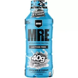 MRE Protein Shake - 40g Protein - Cookies & Cream (14 Fl Oz. / 12 Drinks)