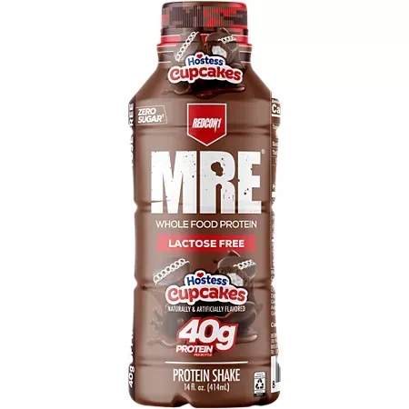 MRE Protein Shake - 40g Protein - Hostess Cupcake MRE Protein Shake - 40g Protein - Hostess Cupcake (14 Fl Oz. / 12 Drinks)