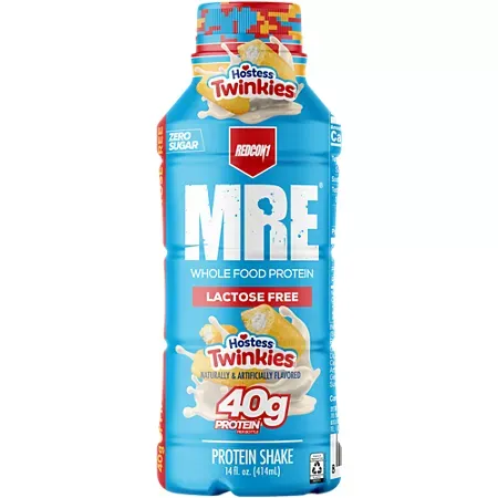 MRE Protein Shake - 40g Protein - Hostess Twinkies MRE Protein Shake - 40g Protein - Hostess Twinkies (14 Fl Oz. / 12 Drinks)