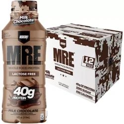 MRE Protein Shake - 40g Protein - Milk Chocolate (14 Fl Oz. / 12 Drinks)