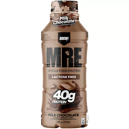 MRE Protein Shake - 40g Protein - Milk Chocolate MRE Protein Shake - 40g Protein - Milk Chocolate (14 Fl Oz. / 12 Drinks)