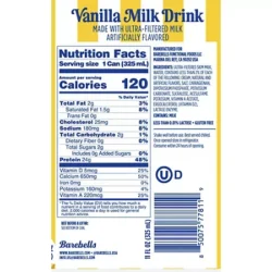 Milk Protein Drink - 24g Protein - Vanilla (11 Fl. Oz. / 12 Drinks)