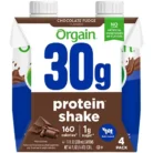 Milk Protein Shake - 30g Protein - Chocolate Fudge (11 Fl Oz. / 4 Drinks)