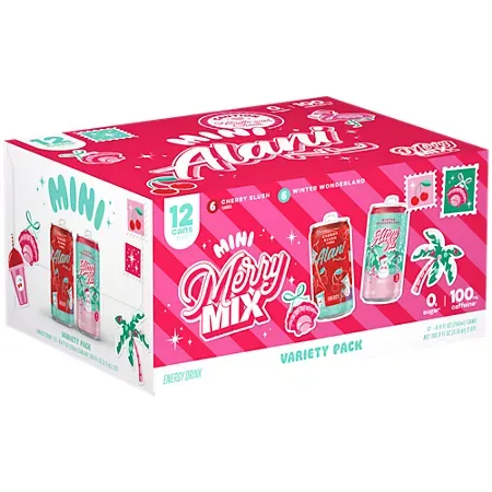 Mini Energy Drink - Merry Mix - Limited Edition 4 Mini Energy Drink - Merry Mix - Limited Edition