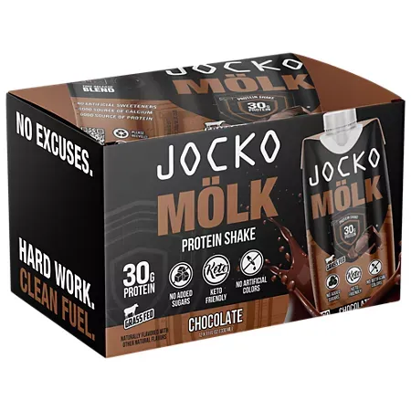 Molk Protein Shake - 30g Protein - Chocolate 3 Molk Protein Shake - 30g Protein - Chocolate (11 Fl Oz. / 12 Drinks)