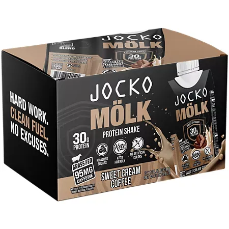 Molk Protein Shake - 30g Protein - Sweet Cream Coffee 3 Molk Protein Shake - 30g Protein - Sweet Cream Coffee (11 Fl Oz. / 12 Drinks)