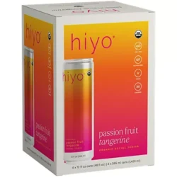 Organic Non-Alcoholic Social Tonic - Functional Seltzer - Passionfruit Tangerine (4 Drinks, 12 Fl. Oz. Each)