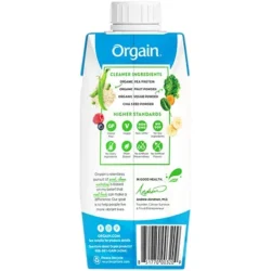 Organic Plant-Based Protein Shake - 16g Protein - Vanilla Bean (11 Fl Oz. / 12 Drinks)