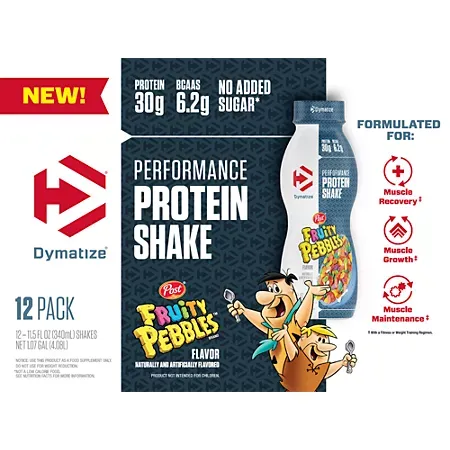 Performance Protein Shake - 30g Protein - Fruity Pebbles 1 Performance Protein Shake - 30g Protein - Fruity Pebbles (11.5 Fl Oz. / 12 Drinks)