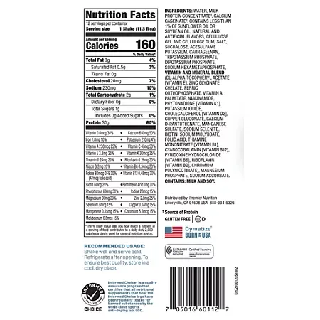 Performance Protein Shake - 30g Protein - Fruity Pebbles 2 Performance Protein Shake - 30g Protein - Fruity Pebbles (11.5 Fl Oz. / 12 Drinks)