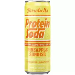 Protein Soda - 10g Protein - Pineapple Sunrise (12 Drinks, 12 Fl. Oz.)