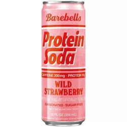 Protein Soda - 10g Protein - Wild Strawberry (12 Drinks, 12 Fl. Oz.)