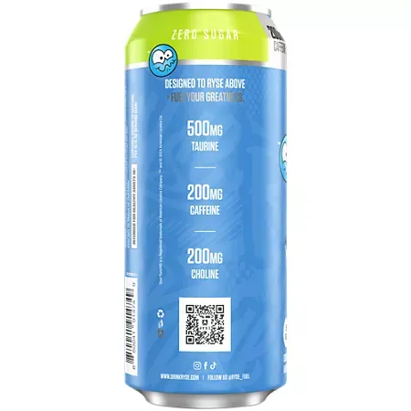 RYSE Fuel Energy Drink – Sour Punch Sour Blue Raz 5 RYSE Fuel Energy Drink – Sour Punch Sour Blue Raz 5