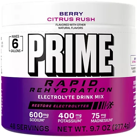 Rapid Hydration Electrolyte Drink Mix - Berry Citrus Rush (48 Servings) Rapid Hydration Electrolyte Drink Mix - Berry Citrus Rush (48 Servings)