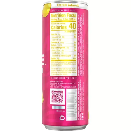 Ryse Energy Drink - 8g Protein & Prebiotics - Country Time Pink Lemonade 2 Ryse Energy Drink - 8g Protein & Prebiotics - Country Time Pink Lemonade