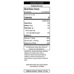 Sparkling Energy Drink - Murder Mystery