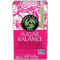 Sugar Balance Herbal Tea - Women's Tonic with Dong Quai & Mulberry (20 Tea Bags)