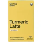Turmeric Latte Packets - Coffee Alternative for Digestion & Detox - Vanilla (10 Single Serving Packets)