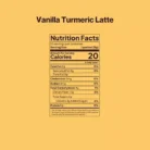 Turmeric Latte Packets - Coffee Alternative for Digestion & Detox - Vanilla (10 Single Serving Packets)