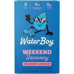 Weekend Recovery Hydration Electrolyte Drink Mix - Strawberry Lemonade (8 Stick Packs)