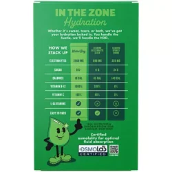 Workout Hydration Electrolyte Drink Mix - Lemon Lime (10 Stick Packs)