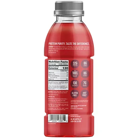 Zero Carb Protein Drink - 32g of 100% Whey Protein Isolate - Alpine Punch 1 Zero Carb Protein Drink - 32g of 100% Whey Protein Isolate - Alpine Punch (16.9 Fl Oz. / 12 Drinks)