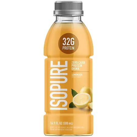 Zero Carb Protein Drink - 32g of 100% Whey Protein Isolate - Lemonade Zero Carb Protein Drink - 32g of 100% Whey Protein Isolate - Lemonade (16.9 Fl Oz. / 12 Drinks)