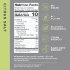 Zero-Sugar Electrolyte Drink Mix - Citrus Salt (30 Stick Packs)