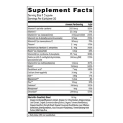 Ancient Multivitamin for Men 40+ - Once Daily (30 Capsules)