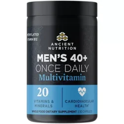 Ancient Multivitamin for Men 40+ - Once Daily (30 Capsules)