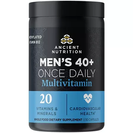 Ancient Multivitamin for Men 40+ - Once Daily (30 Capsules) Ancient Multivitamin for Men 40+ - Once Daily (30 Capsules)
