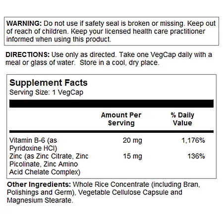 Bio Zinc with Zinc Picolinate & Synergistic Ingredients (100 Capsules) 1 Bio Zinc with Zinc Picolinate & Synergistic Ingredients (100 Capsules)