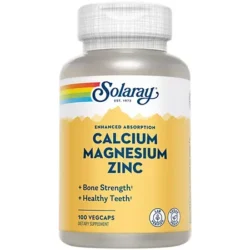 Calcium Magnesium Zinc - Full Range Amino Acid Chelates (100 Capsules)