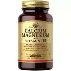 Calcium Magnesium with Vitamin D3 - Highly Absorbable (150 Tablets)