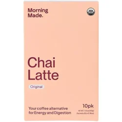 Chai Latte Packets - Coffee Alternative for Energy & Digestion