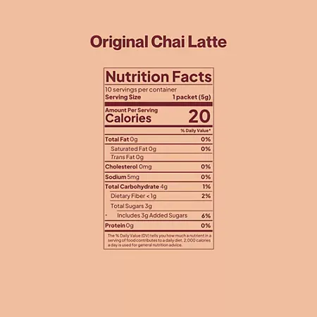 Chai Latte Packets - Coffee Alternative for Energy & Digestion 3 Chai Latte Packets - Coffee Alternative for Energy & Digestion