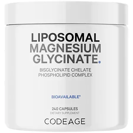 Liposomal Magnesium Glycinate with Bisglycinate Chelate & Phospholipid Complex (240 Capsules) 1 Liposomal Magnesium Glycinate with Bisglycinate Chelate & Phospholipid Complex (240 Capsules)