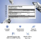 Liposomal Magnesium Glycinate with Bisglycinate Chelate & Phospholipid Complex (240 Capsules)