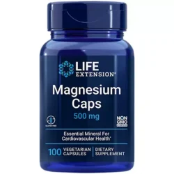 Magnesium Caps – 500 MG (100 Vegetarian Capsules)
