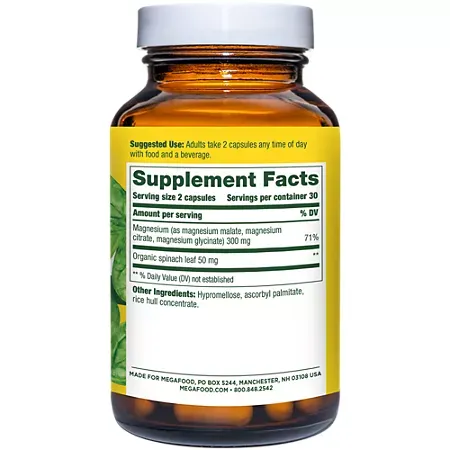 Magnesium Citrate, Malate & Glycinate - Essential Mineral for Muscle Relaxation - 300 MG (60 Capsules) 1 Magnesium Citrate, Malate & Glycinate - Essential Mineral for Muscle Relaxation - 300 MG (60 Capsules)