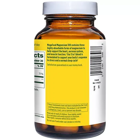 Magnesium Citrate, Malate & Glycinate - Essential Mineral for Muscle Relaxation - 300 MG (60 Capsules) 3 Magnesium Citrate, Malate & Glycinate - Essential Mineral for Muscle Relaxation - 300 MG (60 Capsules)