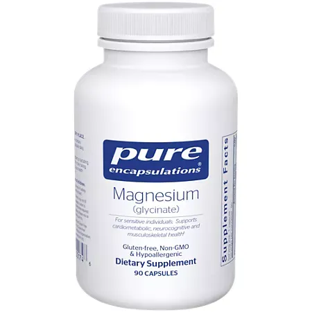 Magnesium Glycinate - Supports Heart Health - 120mg (90 Capsules) Magnesium Glycinate - Supports Heart Health - 120mg (90 Capsules)