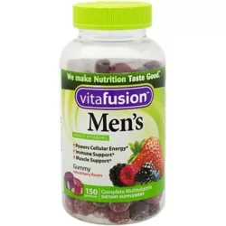 Men's Complete Multivitamin Gummy - Powers Cellular Energy, Immune Support, and Muscle Support - Berry (150 Gummies)