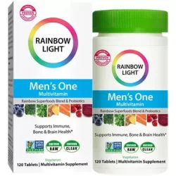 Men's One Multivitamin with Probiotics (120 Tablets)